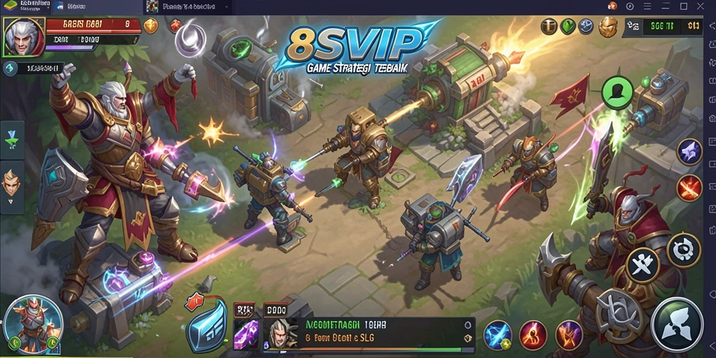 Tampilan menarik gameplay 8SVIP dengan aksi pertempuran.
