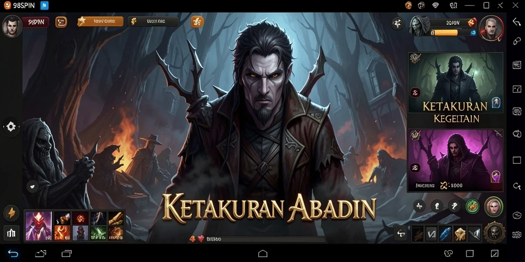 Screenshot tampilan gameplay <strong>98SPIN</strong> yang mencekam dan menyeramkan.