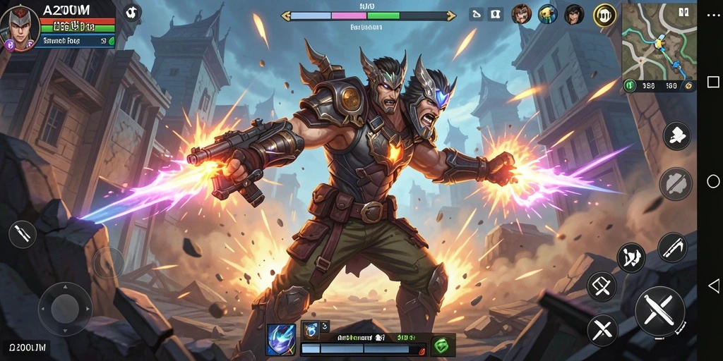 Gameplay A200M yang mendebarkan dan seru saat beraksi.