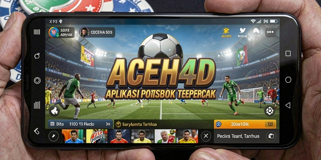 Tampilan gameplay ACEH4D dengan berbagai pilihan taruhan olahraga.