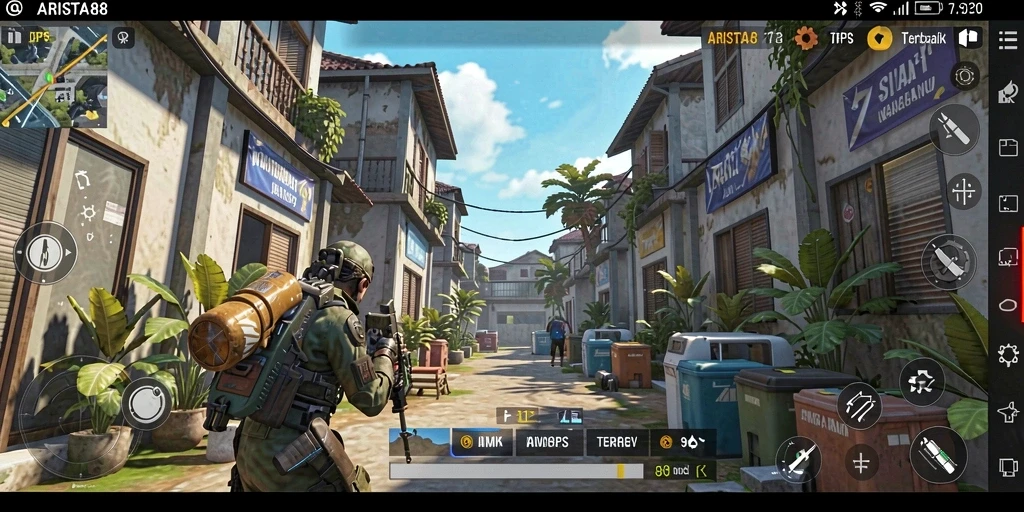Tampilan menarik dari gameplay ARISTA88 yang seru dan kompetitif.
