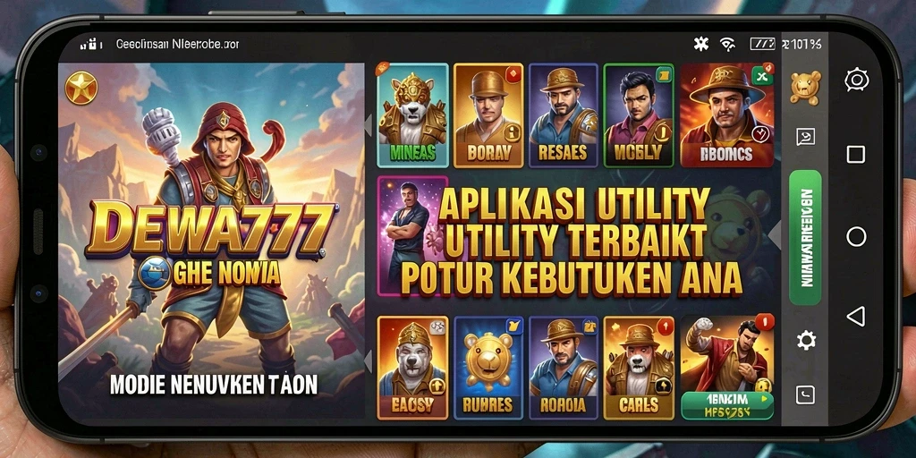 Tampilan antarmuka DEWA777 yang intuitif dan modern.