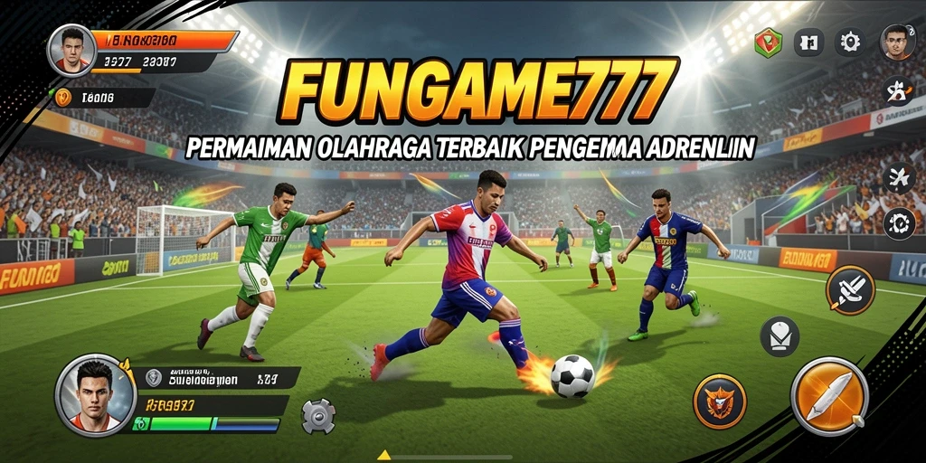 Tampilan gameplay menarik dari FUNGAME777 dengan beragam olahraga.