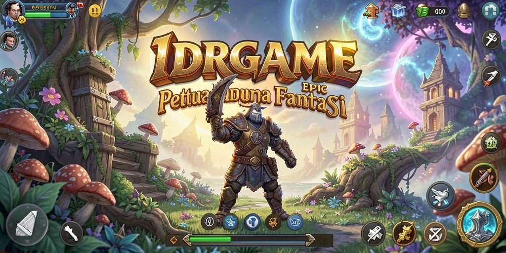 Tampilan utama gameplay IDRGAME yang seru dan penuh aksi.