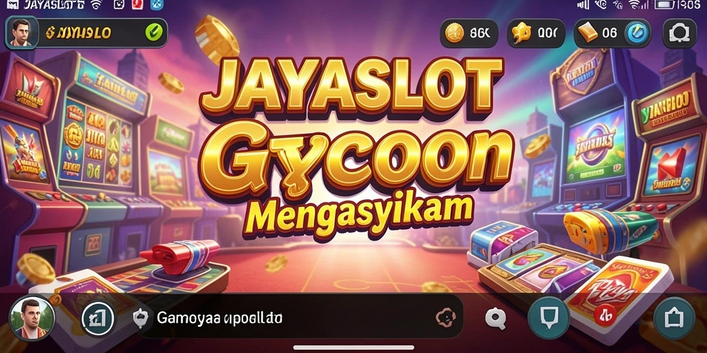 Tampilan gameplay JAYASLOT yang mendebarkan dengan mesin slot yang beragam.