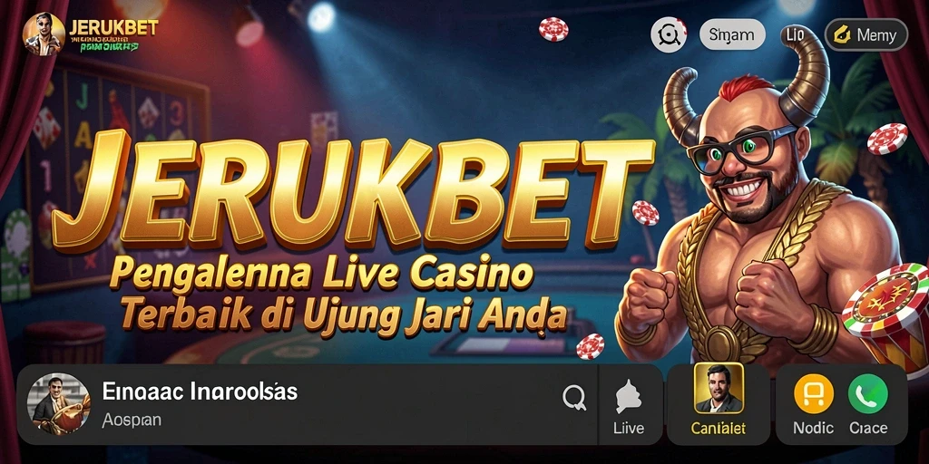 Tampilan screenshot JERUKBET saat permainan Live Casino berlangsung.