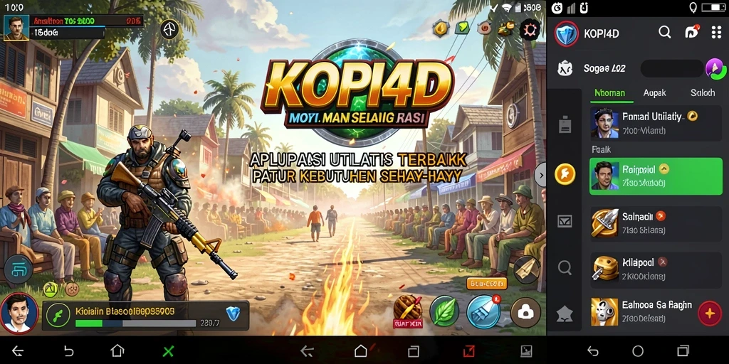 Tampilan aplikasi KOPI4D dengan antarmuka yang intuitif.