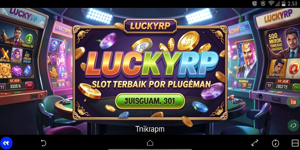 Tampilan gameplay LUCKYRP yang mengesankan dengan tema Slot menarik.