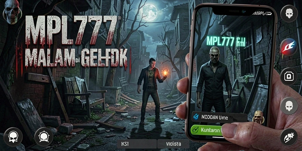 Screenshot gameplay <strong>MPL777</strong> yang menegangkan dengan elemen horor yang kuat.