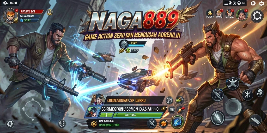 Gameplay seru NAGA889 dengan aksi tembak-menembak yang intens.