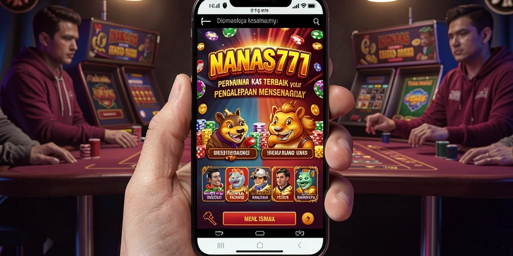 Screenshot NANAS777 menampilkan gameplay Kasino yang menarik dan interaktif.