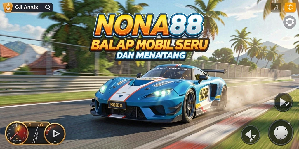 Gameplay balap mobil NONA88 yang mendebarkan.