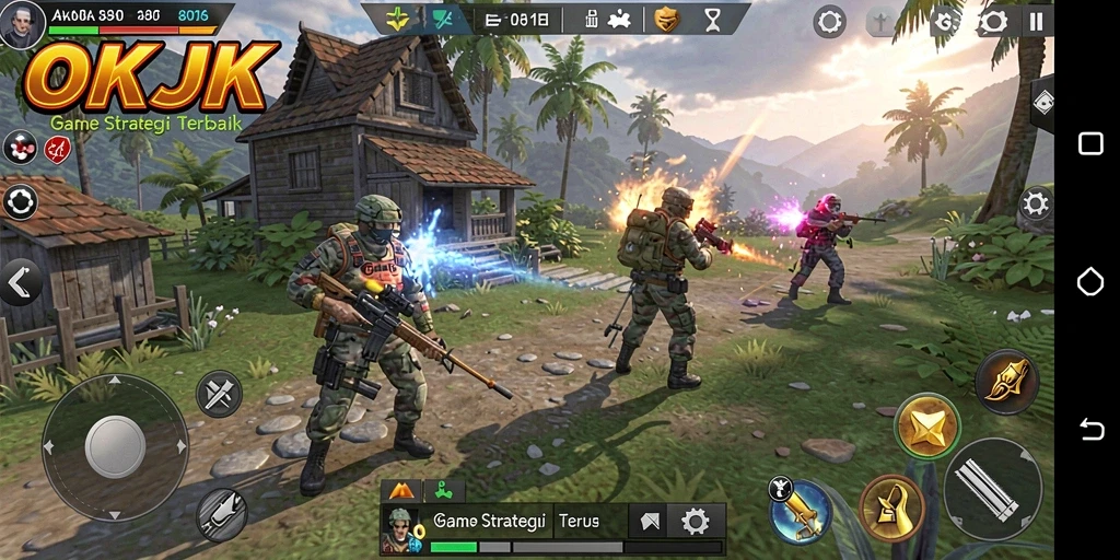 Gameplay seru dan mendebarkan di OKJK.