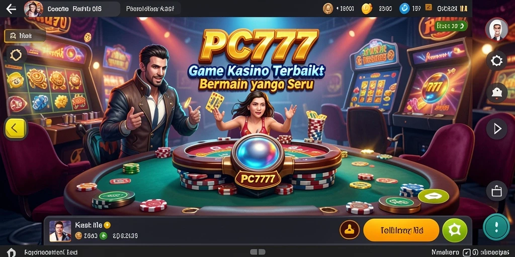 Tampilan gameplay Kasino PC777 yang menakjubkan.