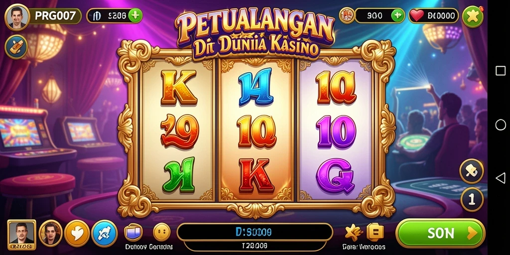 Screenshot utama PRG007 menampilkan gameplay Slot yang menarik dan penuh warna.