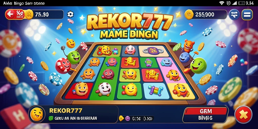 Tampilan gameplay Bingo yang menarik dan interaktif.