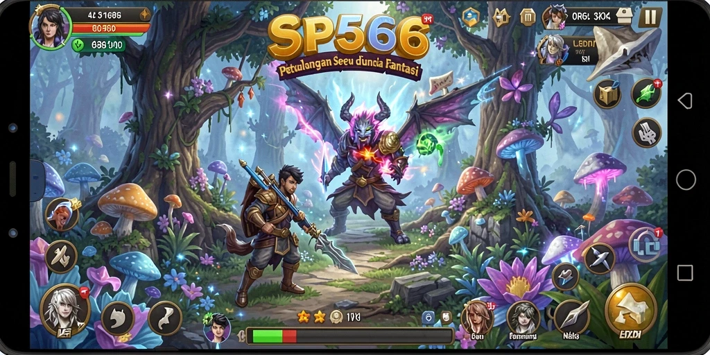 Tampilan gameplay SP666 yang seru dan penuh petualangan.