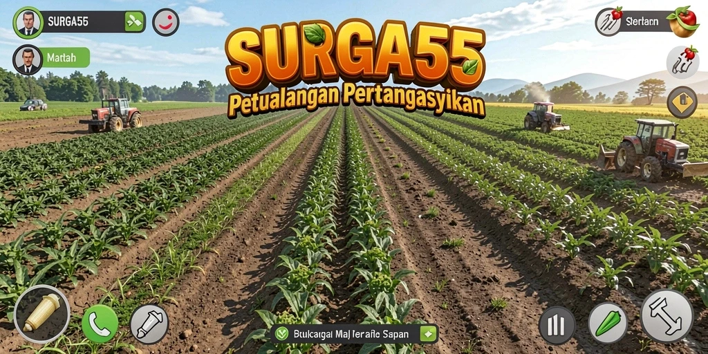 Gameplay seru di SURGA55 dengan pengalaman bertani yang menyenangkan.
