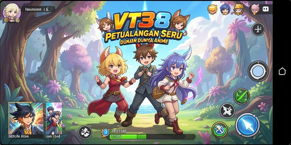 Screenshot menampilkan karakter anime dalam aksi pertempuran yang mendebarkan.