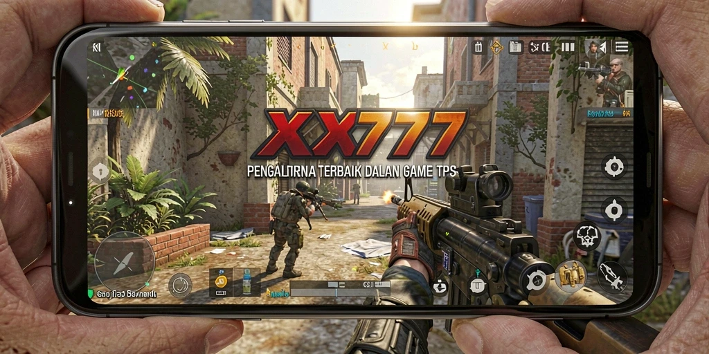 Screenshot XXX777 menampilkan aksi pertarungan yang mendebarkan dalam gameplay TPS.
